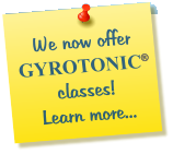 We now offer GYROTONIC classes!  Learn more...